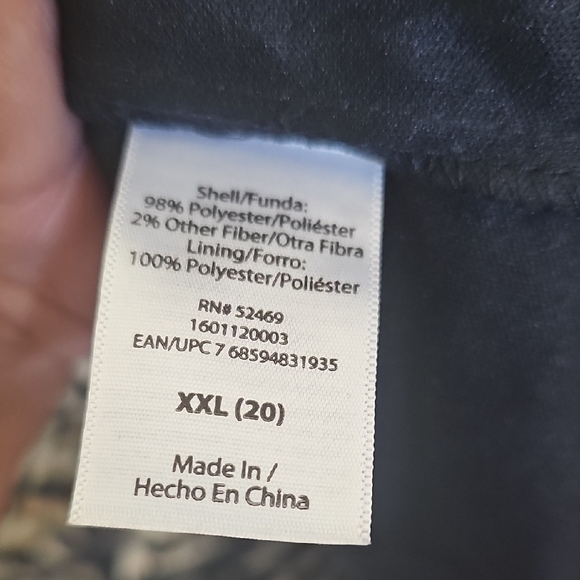 Elegant Black and Cream Long Sleeve Dress - Picture 6 of 7